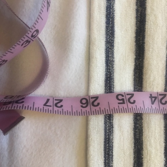 NWT ana Navy White stripes short sleeve light sweater 2X - Picture 7 of 10